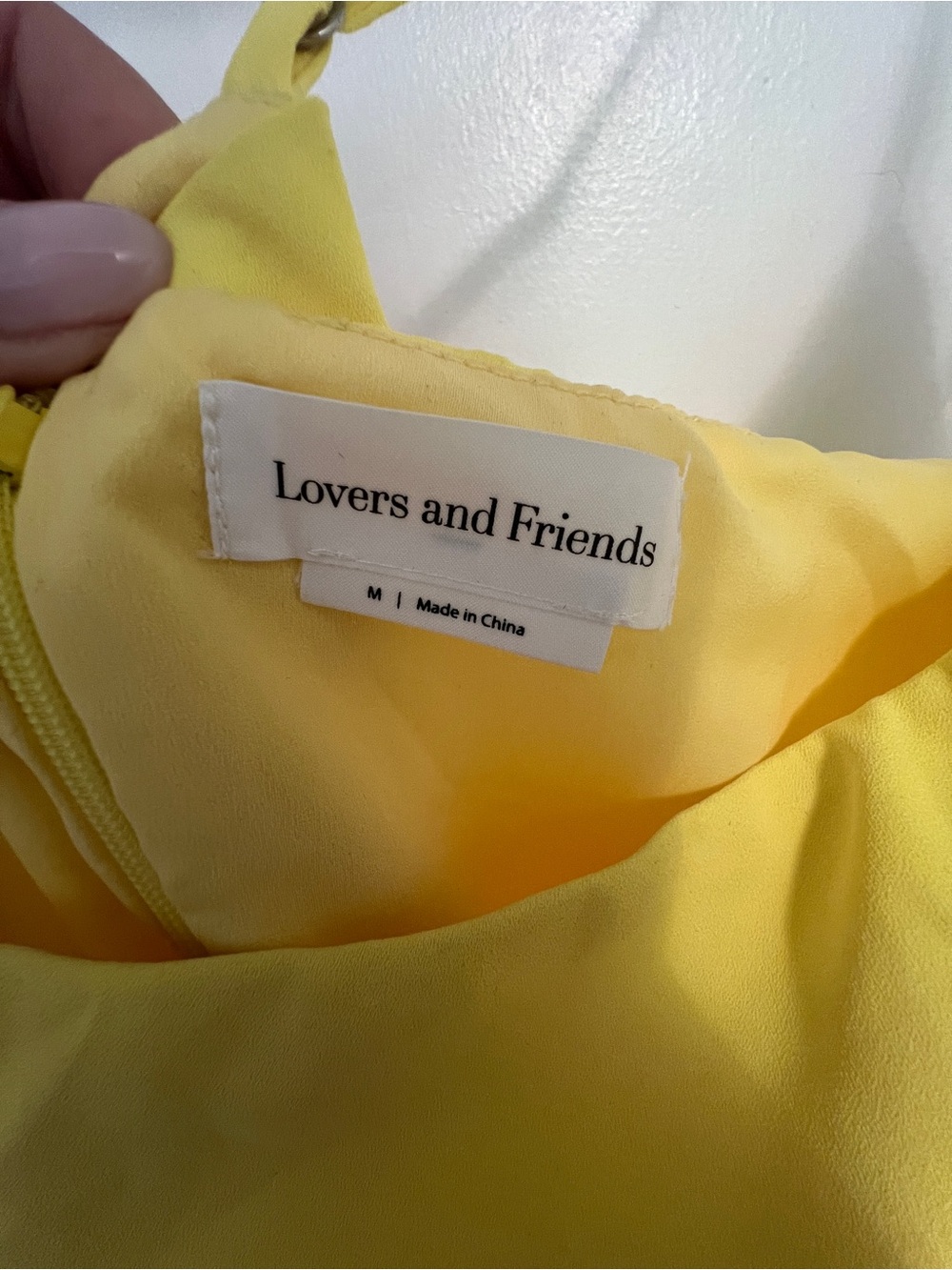 Lovers + Friends One-Shoulder Midi Dress in Yellow - Picture 5 of 5